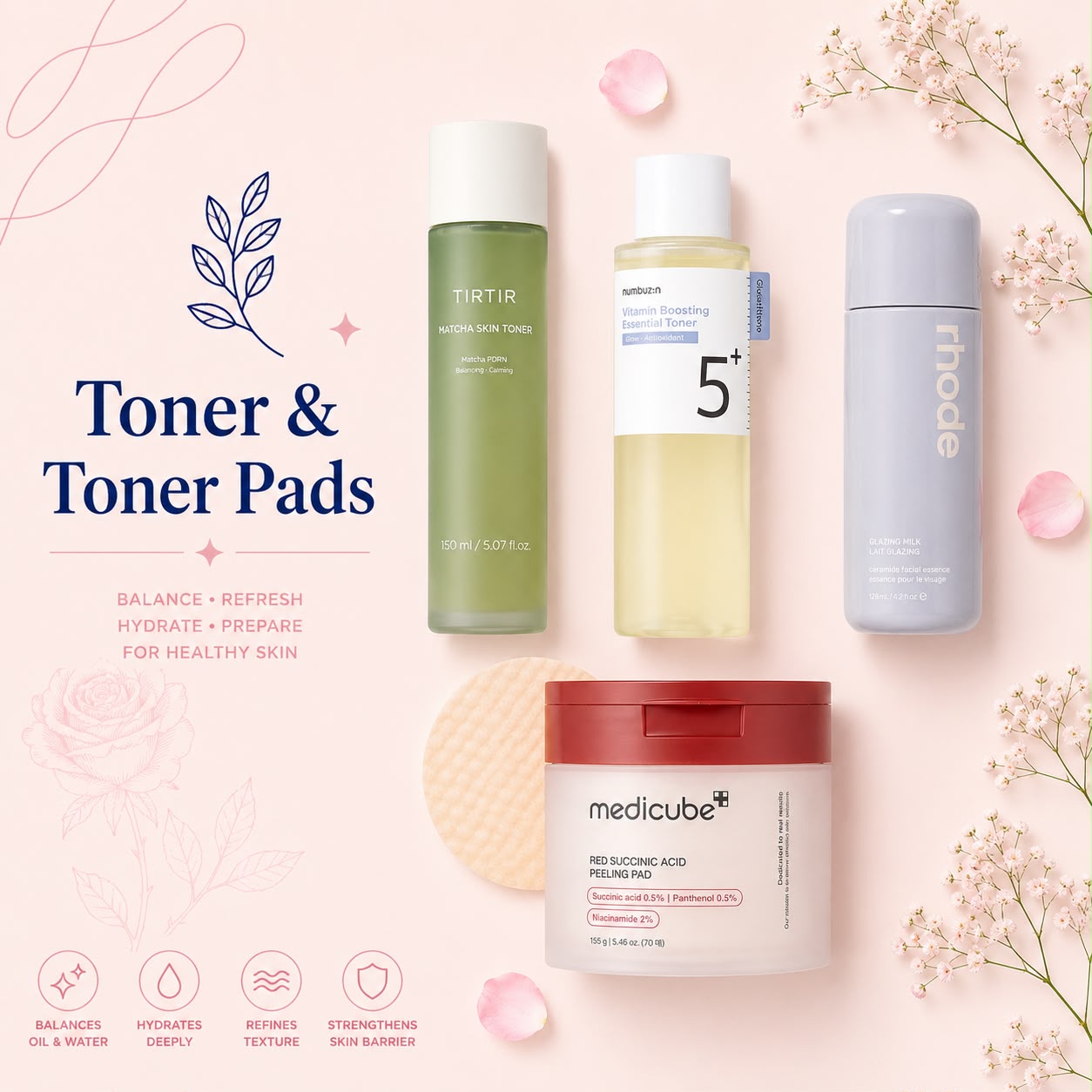 Toners & Toner Pads