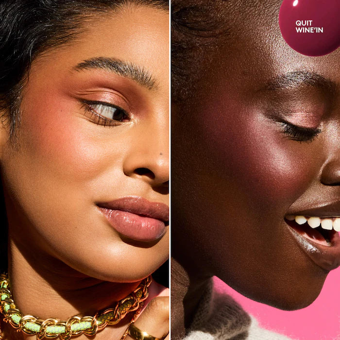 Fenty Beauty By Rihanna - Blushin' In Diamonds Liquid Blush + Highlighter Duo Makeup Gift Set