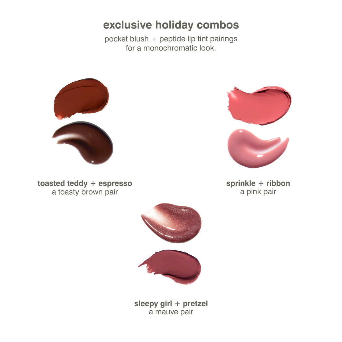 rhode 
Pocket Pair Limited Edition Lip + Cheek Set toasted teddy + espresso - a toasty