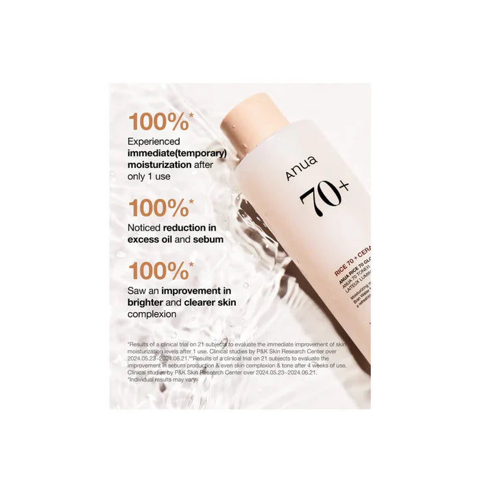 Anua Rice 70 Glow Milky Toner
