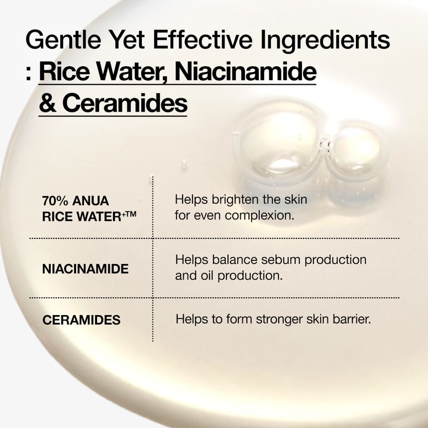 Anua Rice 70 Glow Milky Toner Mini