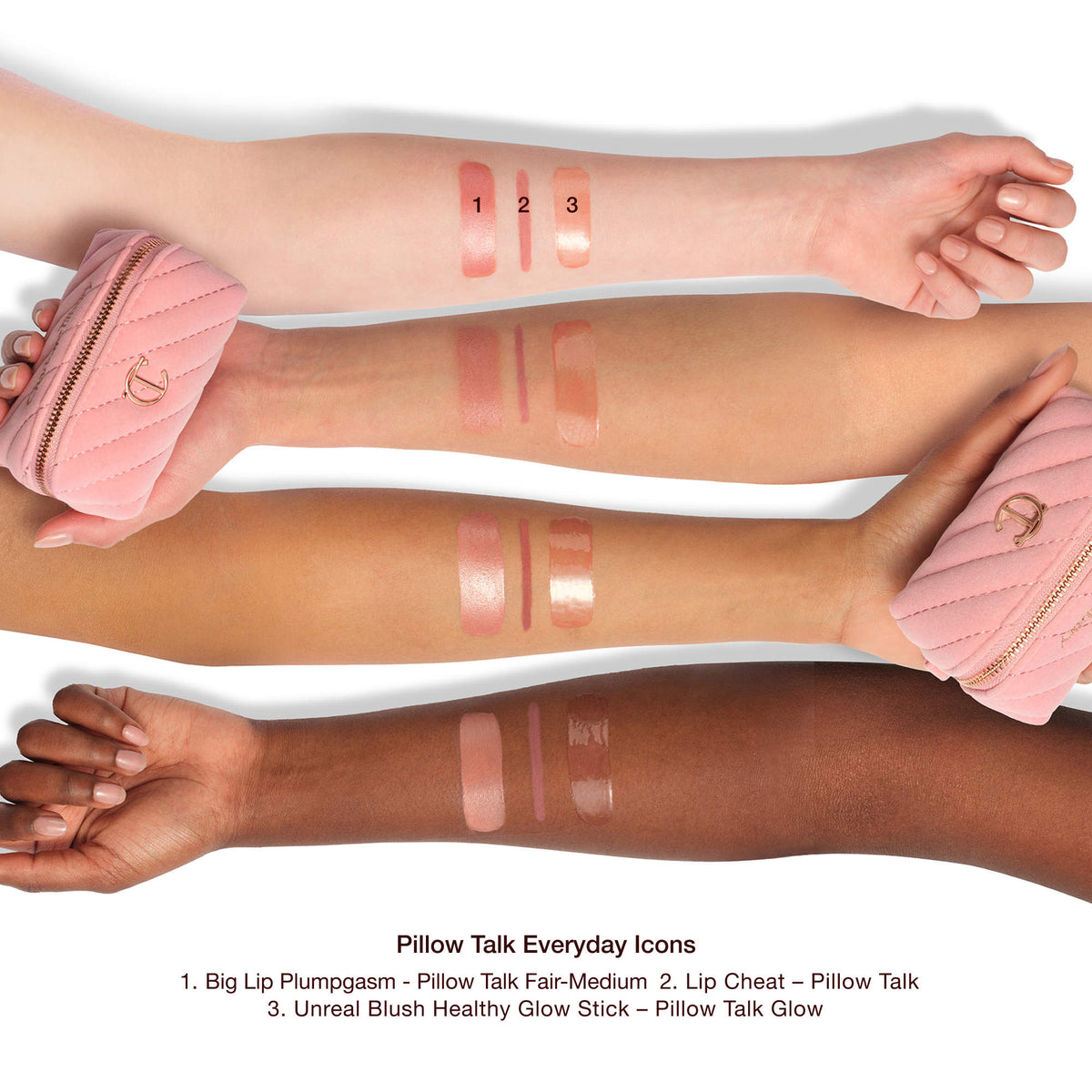 Charlotte Tilbury 
Pillow Talk Everyday Icons Lip & Cheek Makeup Gift Set