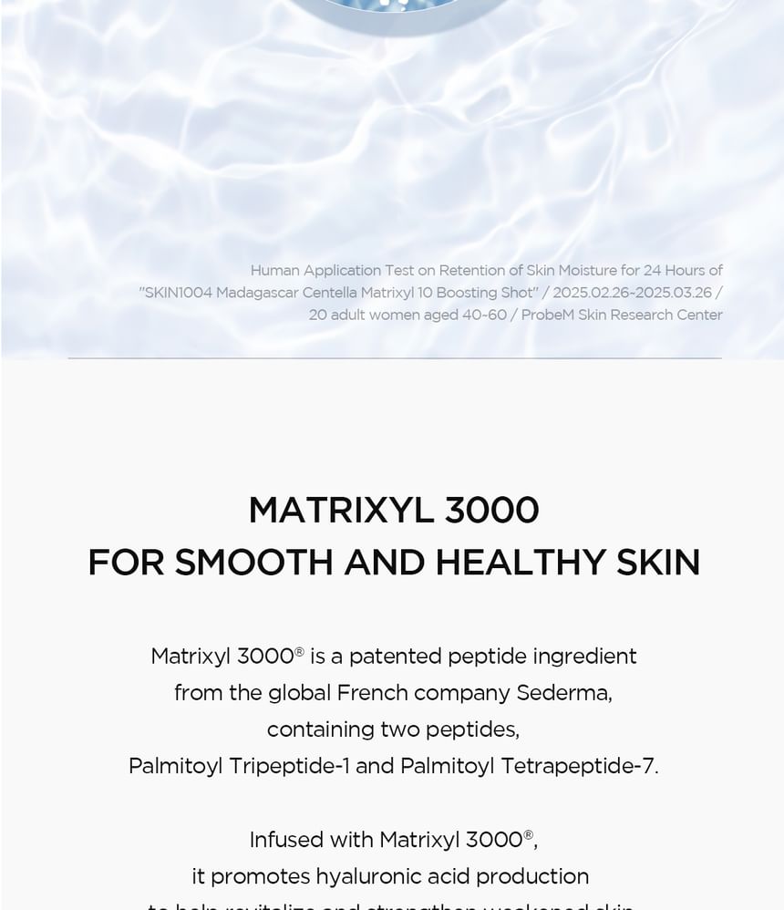 Skin1004 Madagascar Centella Matrixyl 10 Boosting Shot Ampoule