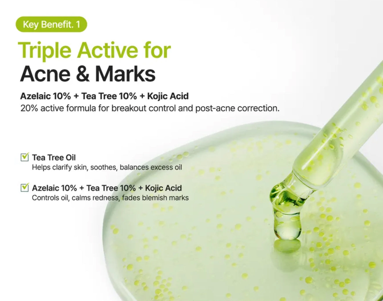 Purito SEOUL Azelaic Acid 10 Kojic Tea Tree Serum