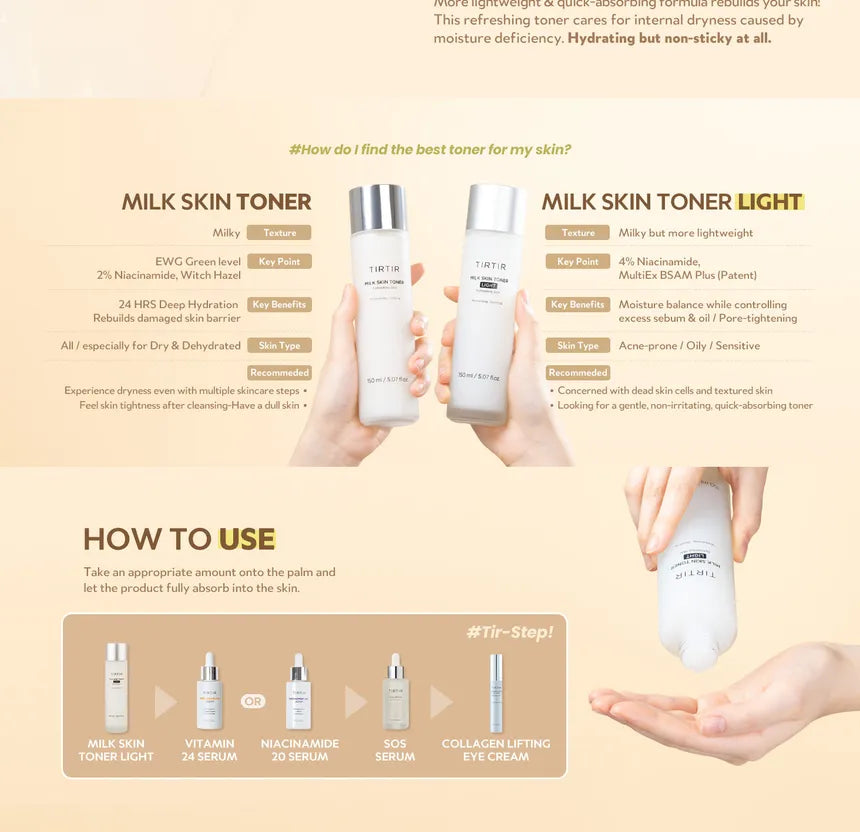 Tirtir Milk Skin Toner Light
