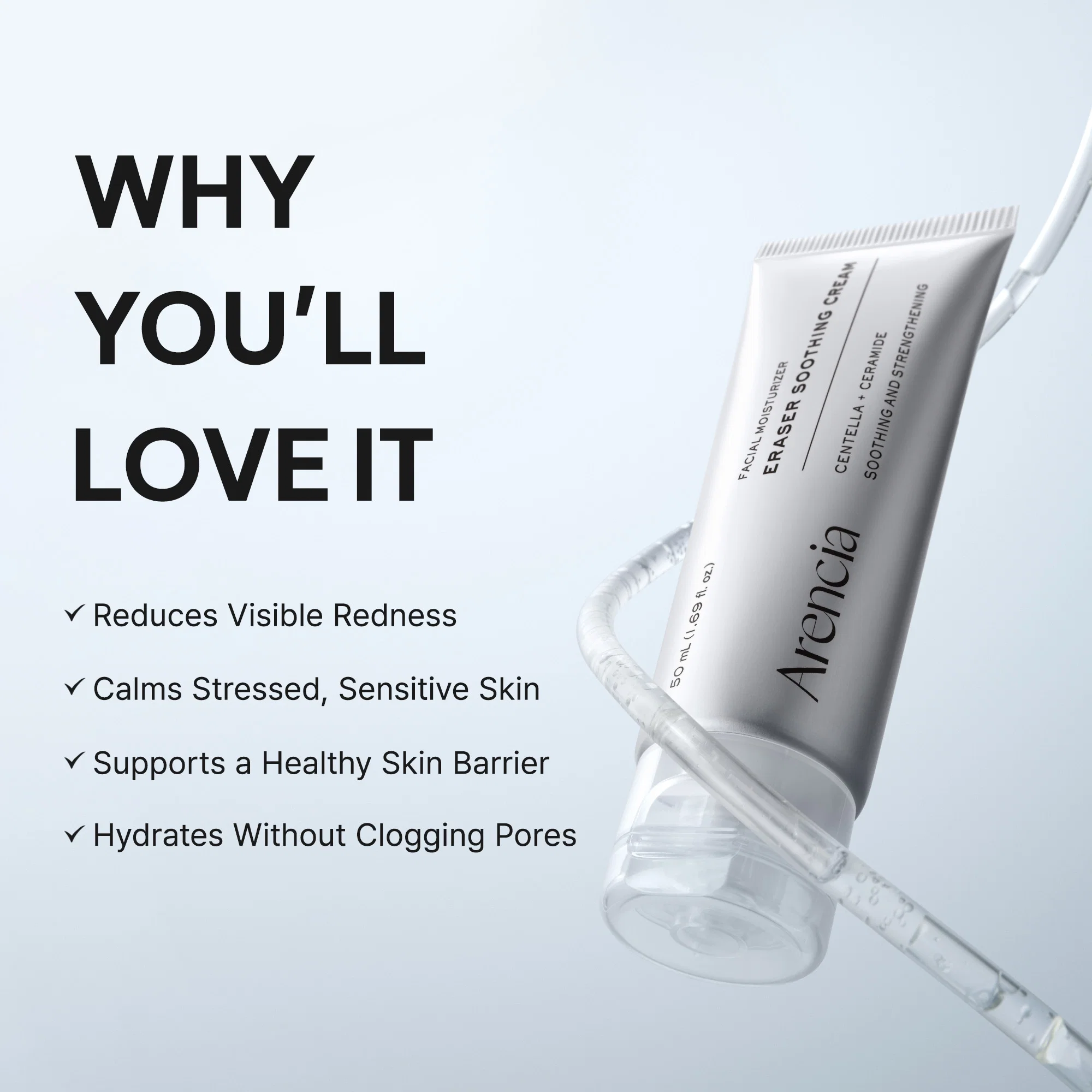 Arencia Eraser Soothing Cream – 50ml