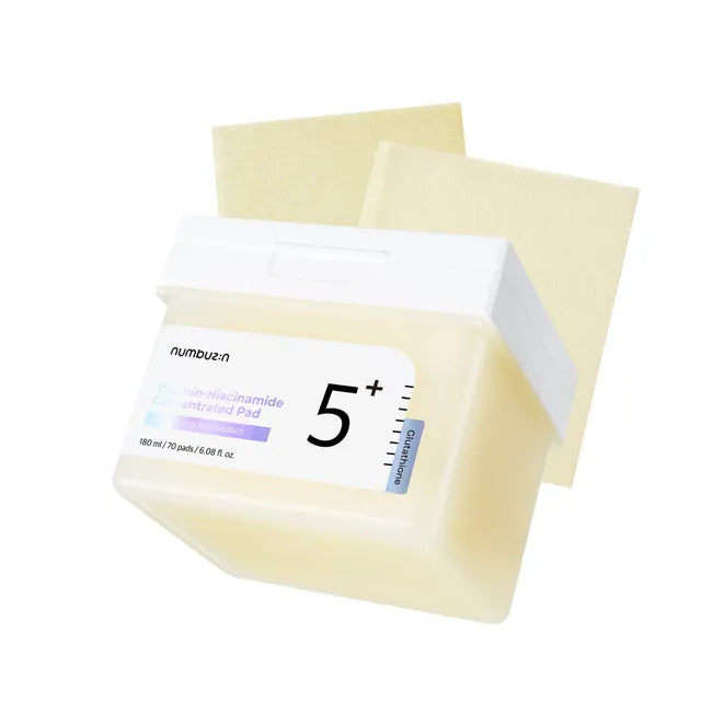 Numbuzin No5 Glutathione Vitamin NIACINAMIDE Concentrated Pad