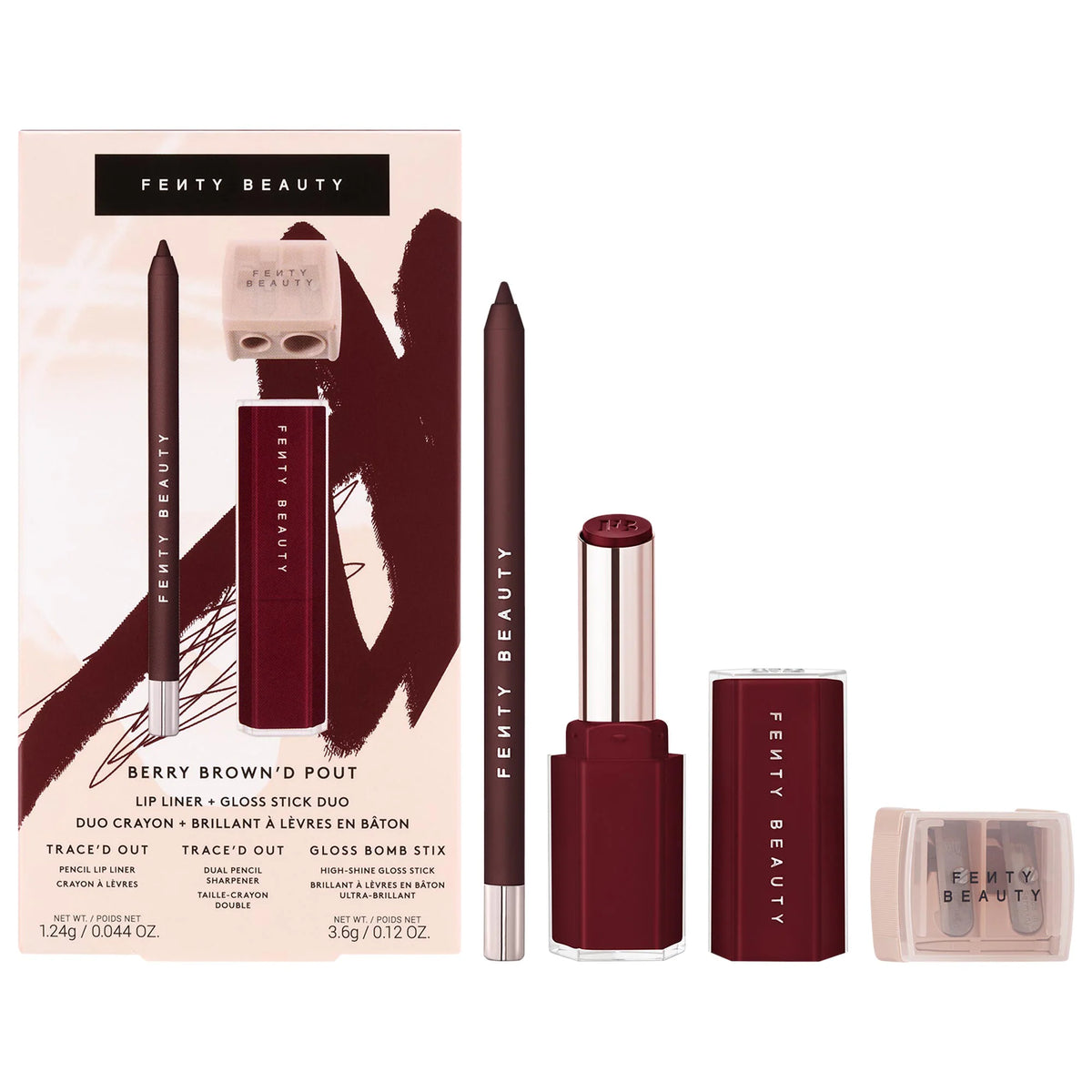 Fenty Beauty Berry Brown'D Pout Duo Kit