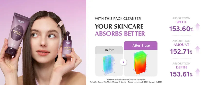 Eqqualberry Purple Rice Pore Purifying Pack Cleanser