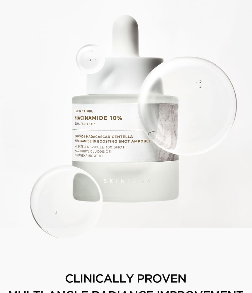 Skin1004 Madagascar Centella NIACINAMIDE 10 Boosting Shot Ampoule