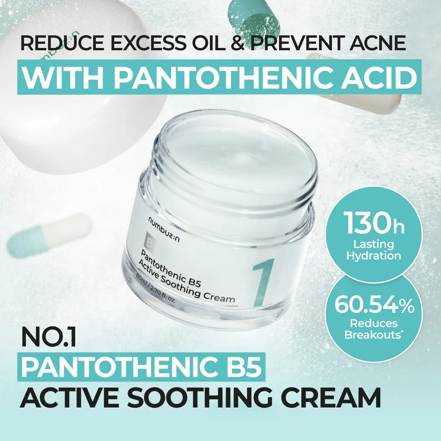 Numbuzin No1 Pantothenic B5 Active Soothing Cream