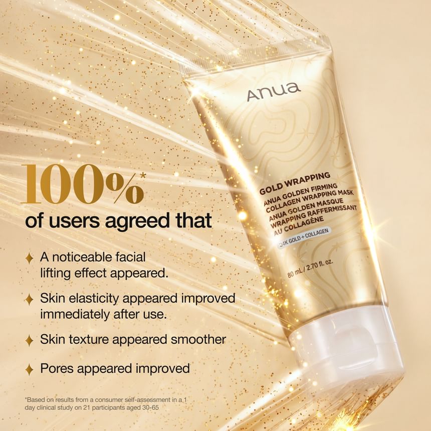 Anua - Golden Firming Collagen Wrapping Mask Kpop Demon Hunters Collaboration