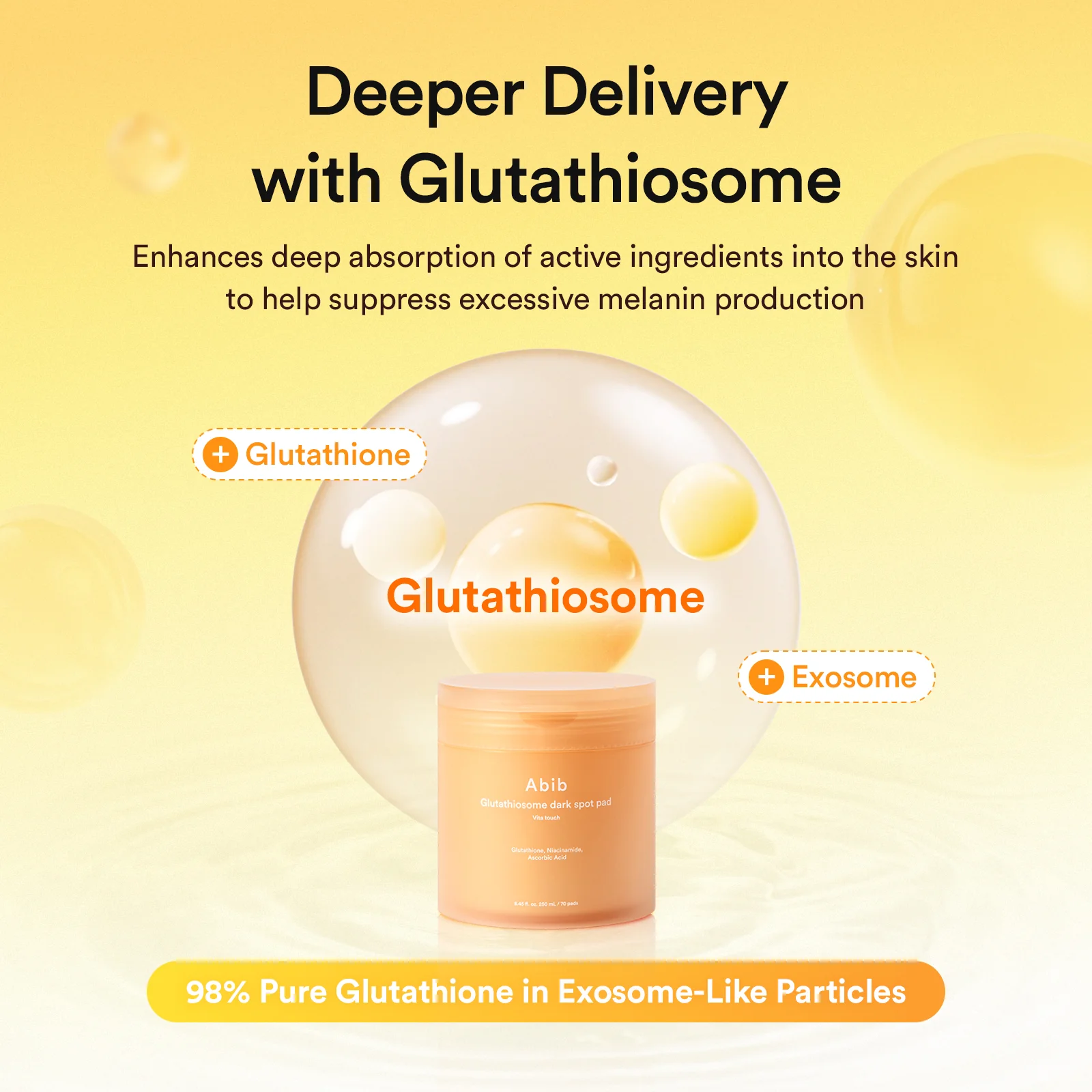 Abib - Glutathiosome Dark Spot Pad Vita Touch