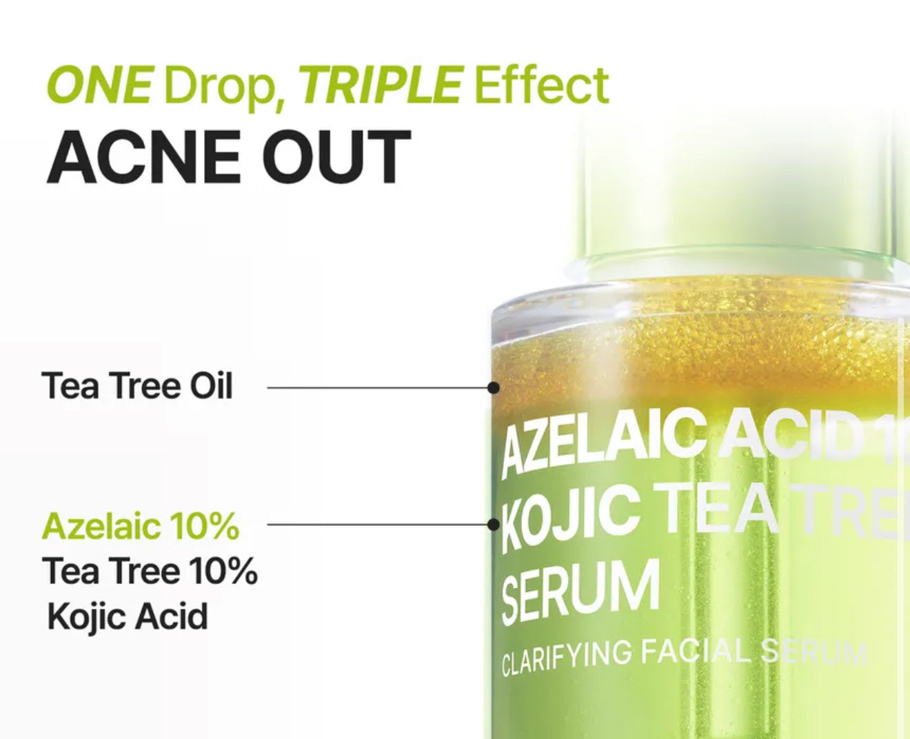 Purito SEOUL Azelaic Acid 10 Kojic Tea Tree Serum