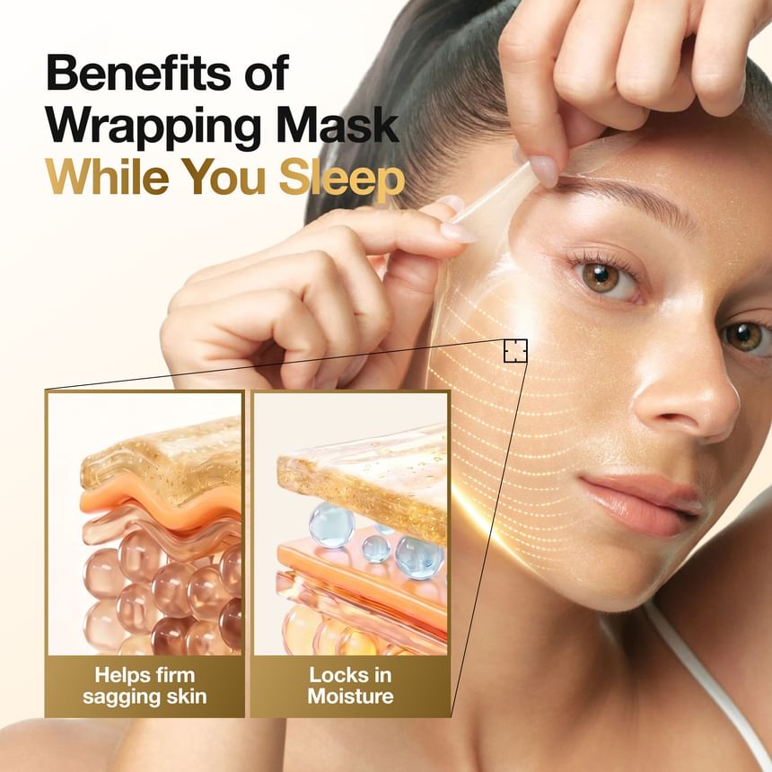 Anua - Golden Firming Collagen Wrapping Mask Kpop Demon Hunters Collaboration