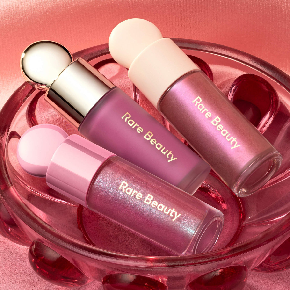 Rare Beauty by Selena Gomez 
Violet Faves Mini Cheek and Lip Trio Makeup Gift Set