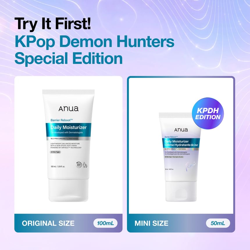 Anua - Barrier Reboot Daily Moisturizer Kpop Demon Hunters Collaboration