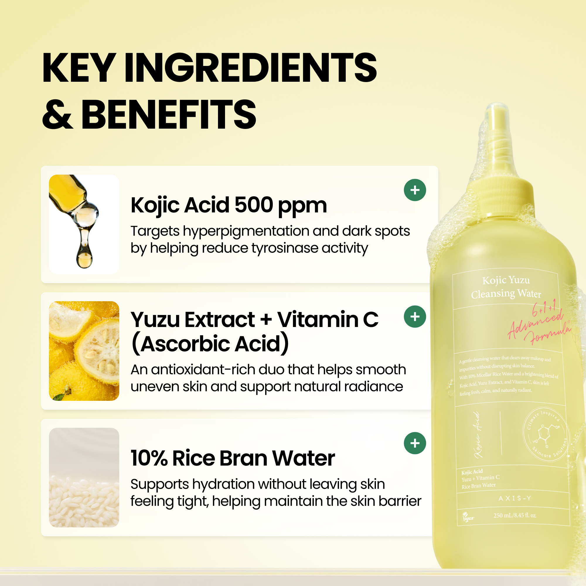AXIS-Y - Kojic Yuzu Cleansing Water