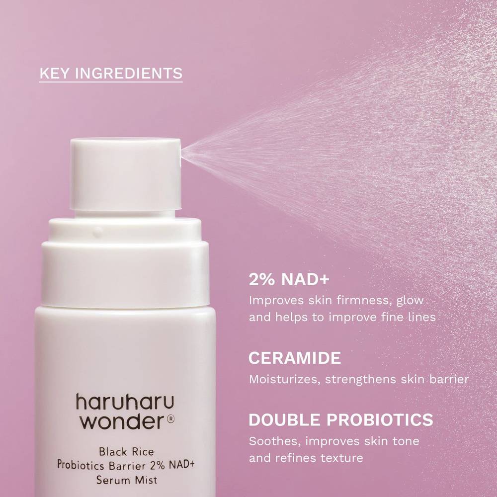 haruharu wonder - Black Rice Probiotics Barrier 2% NAD+ Serum Mist