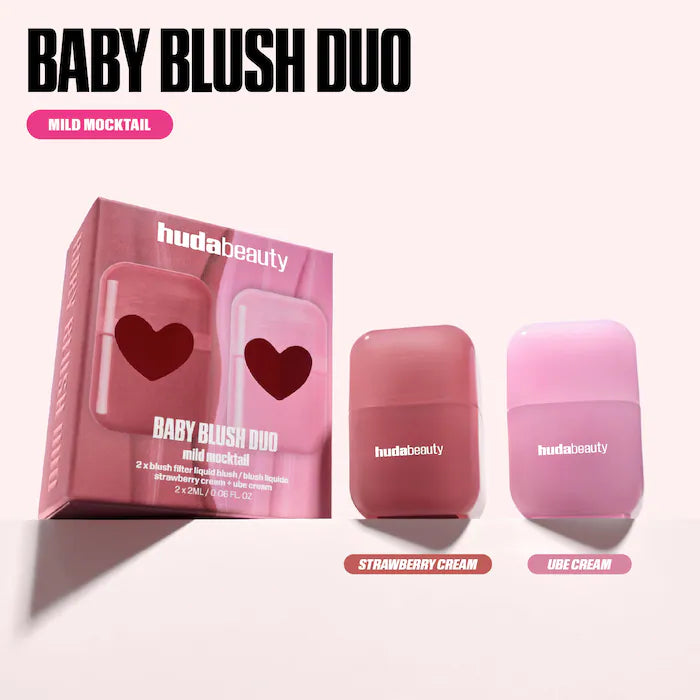HUDA BEAUTY 
Mini Blush Mocktail Duos