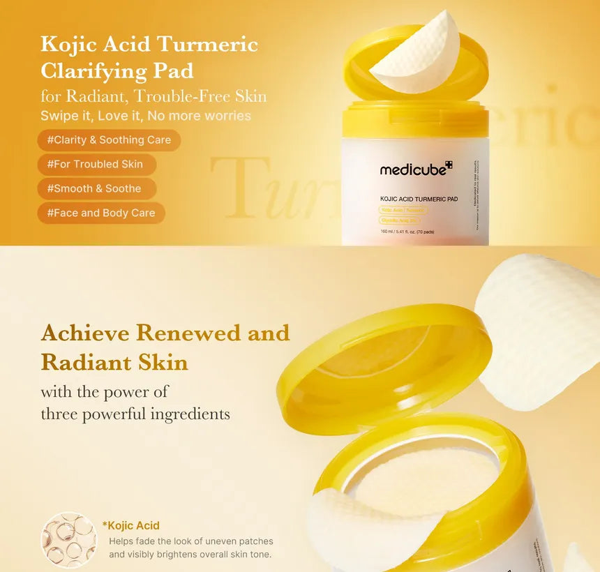 Medicube - Kojic Acid Turmeric Pad