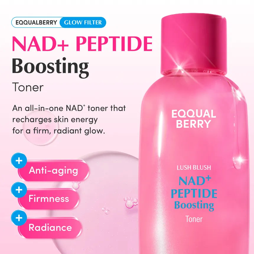 EQQUALBERRY - NAD+ Peptide Boosting Toner