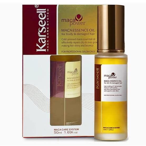 Karseell Maca Essence Oil Moroccan Argan Oil for Hair Healing