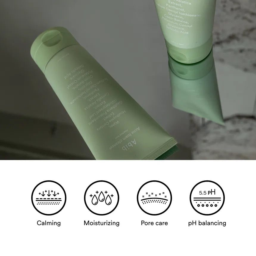 Abib - Acne Foam Cleanser Heartleaf Foam