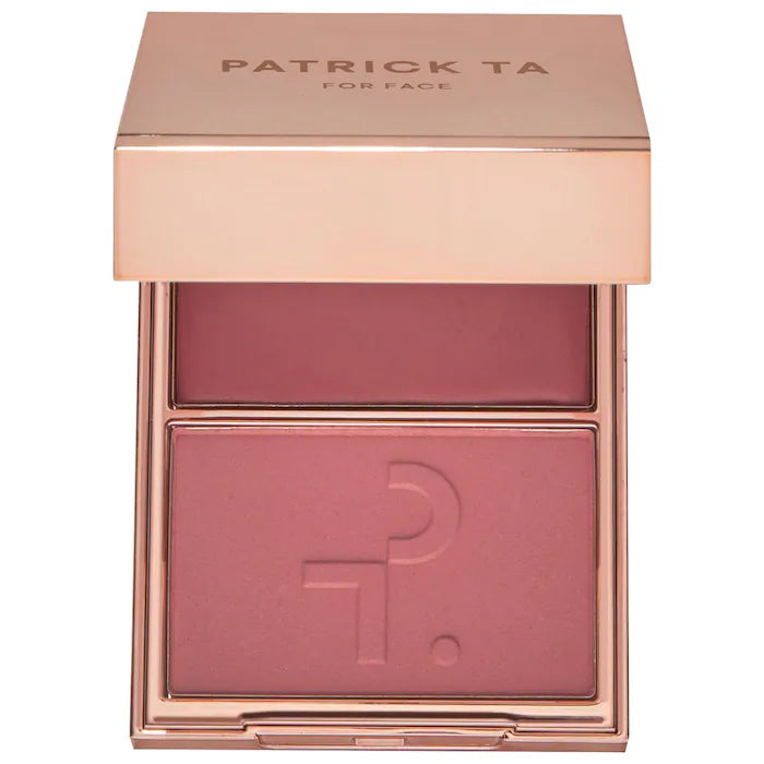 PATRICK TA 
Major Headlines Double-Take Crème & Powder Blush Duo