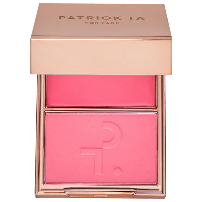 PATRICK TA 
Major Headlines Double-Take Crème & Powder Blush Duo