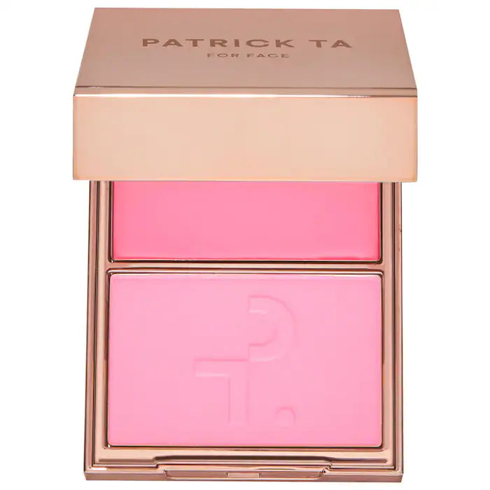 PATRICK TA 
Major Headlines Double-Take Crème & Powder Blush Duo