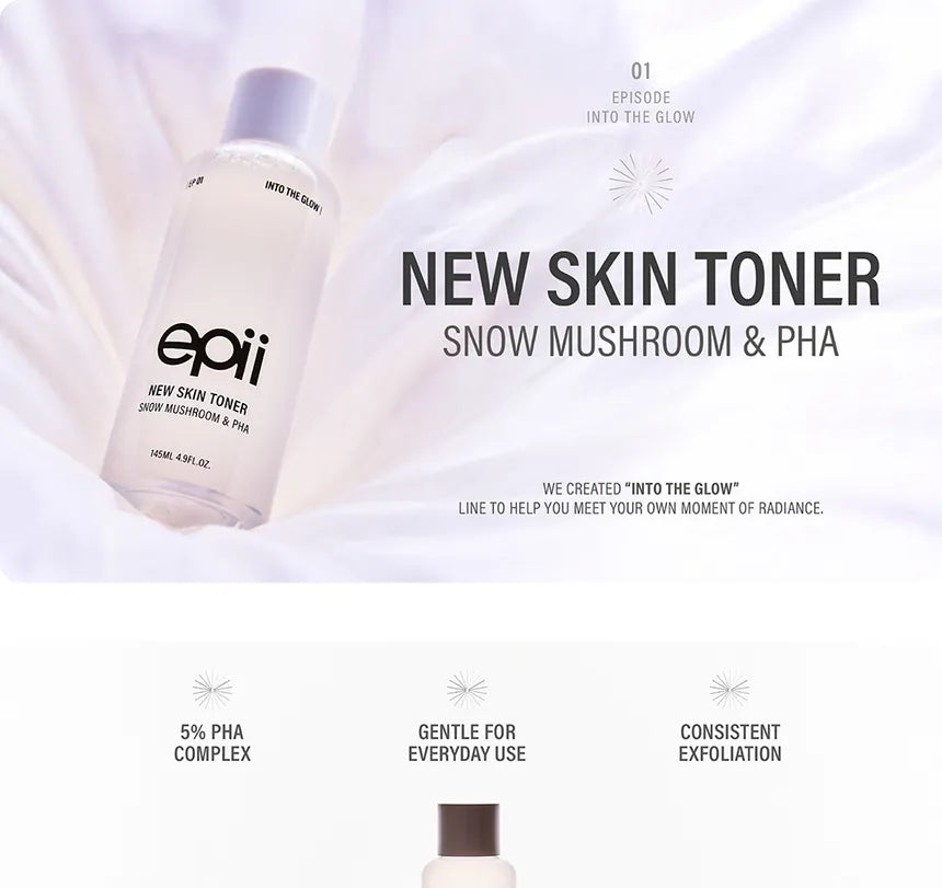 epii - New Skin Toner Snow Mushroom & PHA
