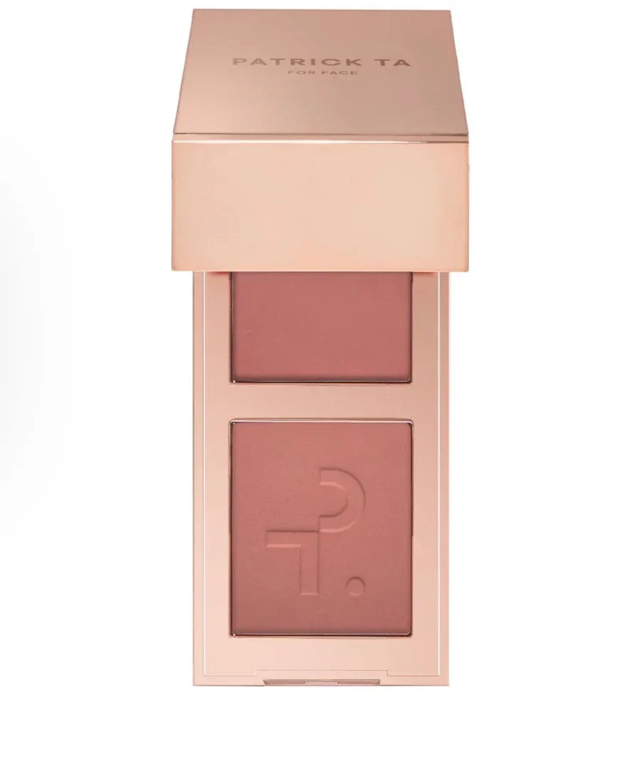 Patrick ta MINI MAJOR HEADLINES DOUBLE-TAKE CRÈME & POWDER BLUSH DUO