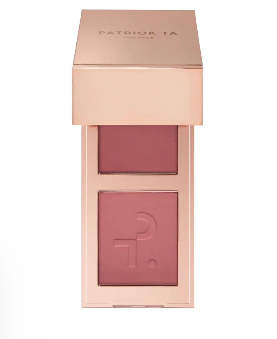 Patrick ta MINI MAJOR HEADLINES DOUBLE-TAKE CRÈME & POWDER BLUSH DUO