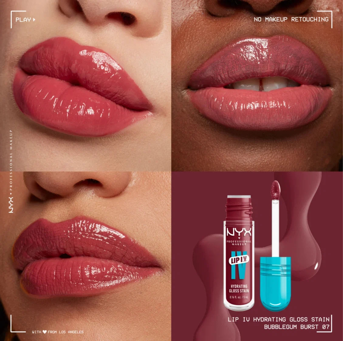 NYX LIP IV HYDRATING LIP GLOSS STAIN