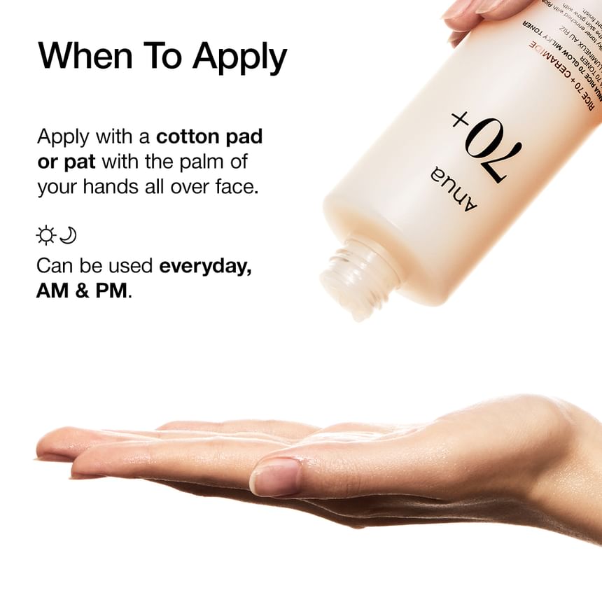 Anua Rice 70 Glow Milky Toner Mini