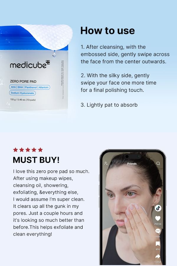 Medicube Zero Pore Pad 2.0
