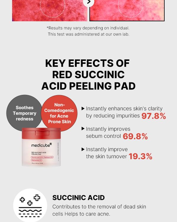 Medicube Red Succinic Acid Peeling Pad